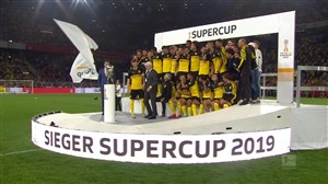 جشن قهرمانی دورتموند در سوپر کاپ آلمان