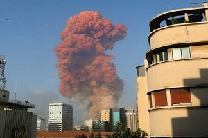 وحشت عروس لبنانی از انفجار بیروت