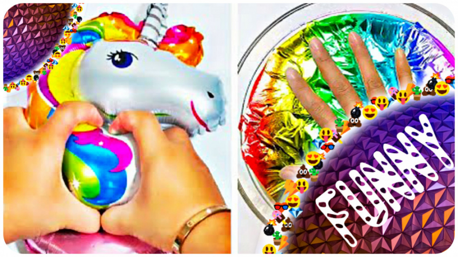 اسلایم های گوناگون رضایت بخش - بازی با اسلایم خمیری و شفاف